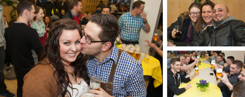 Mehr als 400 Studierende und Dozenten verbringen einen feierlichen Abend am TA Bildungszentrum.