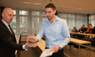 Verabschiedung der Wirtschaftsfachwirte IHK, die den Lehrgang berufsbegleitend absolviert haben.