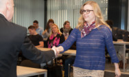Verabschiedung der Wirtschaftsfachwirte IHK, die den Lehrgang berufsbegleitend absolviert haben.