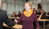 Verabschiedung der Wirtschaftsfachwirte IHK, die den Lehrgang berufsbegleitend absolviert haben.