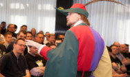 Michael Boyer ist der Original-Rattenfänger-Darsteller der Stadt.