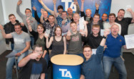 Bestens gelaunt: die Metaller der IMM-Gruppe 3.
