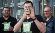 Falsche Welt, wenn der Fotograf fotografiert wird...?