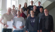 Mit Zertifikaten: die neuen Beauftragten für das Qualitätsmanagement IHK, ausgebildet am TA Bildungszentrum Hannover.