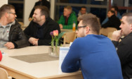 Studierende aus sechs Lehrgängen werden im Audimax und in der Mensa am TA Bildungszentrum begrüßt.