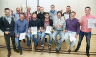 Verabschiedung des Lehrgangs Technischer Betriebswirt IHK in Vollzeit – und Begrüßung des Abendlehrgangs.