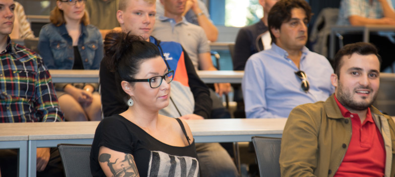 Begrüßung im TA-Audimax