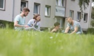 Videodreh für den Clip zum TA Wohncampus Jahnstraße.