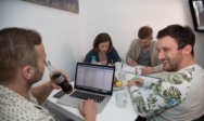 Videodreh für den Clip zum TA Wohncampus Jahnstraße.