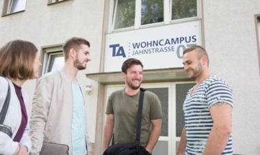 Videodreh für den Clip zum TA Wohncampus Jahnstraße.
