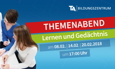 Themenabend Lernen und Gedächtnis am TA Bildungszentrum