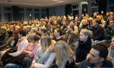 Begrüßung im TA-Audimax.