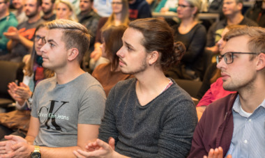 Begruessung am TA Bildungszentrum