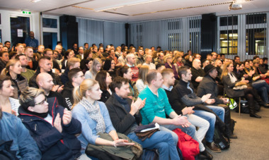 Begruessung am TA Bildungszentrum