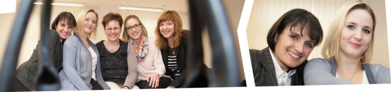 Das Teamwork trainiert: Im Lehrgang Marketingassistent IHK haben sich die Teilnehmerinnen angefreundet.