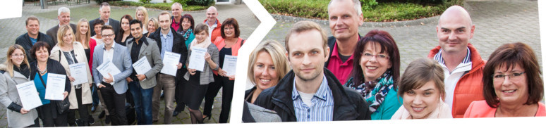 Gerhard Leminski, seine Frau Angela und deren Schwester Gabriela Waurick haben den Lehrgang am TA Bildungszentrum gemeinsam absolviert.