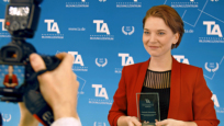 Charlotte Kleineberg bei ihrer Verabschiedung am TA Bildungszentrum.