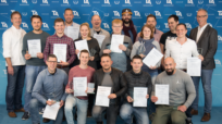 Die Absolventen des Lehrgangs Küchenmeister IHK.