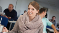 Die 30-Jährige absolviert den Wirtschaftsfachwirt IHK.