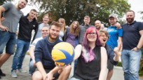 Starke Klassengemeinschaft: Die Chemiker sind auch sportlich unterwegs.