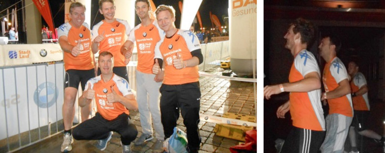 Vier TA-Studierende und ihr Dozent haben beim traditionellen Nachtlauf von Sportcheck und BMW in Hannover teilgenommen.