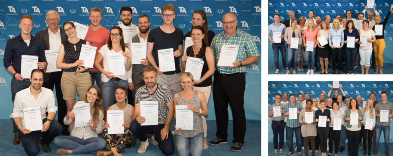 Verabschiedung von IHK-Zertifikatslehrgängen am TA Bildungszentrum in Hameln.