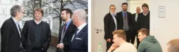 Wenn der Landrat im Unterricht vorbeischaut