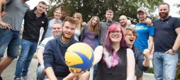 Klasse Aktion: Industriemeister Chemie beim Beachvolleyball-Turnier