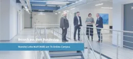 Mareike Lotte Wulf (MdB) besucht den TA Online-Campus in Hameln