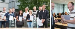 TA-Studierende vor ihrem Abschluss zum Betriebswirt