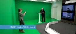 TA Online-Campus: DEWEZET zu Gast in den Studios in Hameln