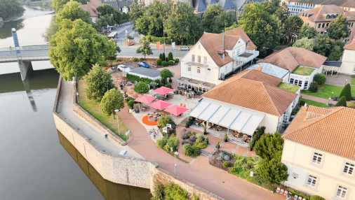 TA Seminarhotel Hameln aus der Vogelperspektive