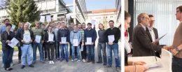 Handwerksmeister erhalten Auszeichnungen am TA Bildungszentrum