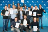 Feierlicher Verabschiedung der Industriemeister Metall IHK und Elektrotechnik IHK am TA Bildungszentrum.