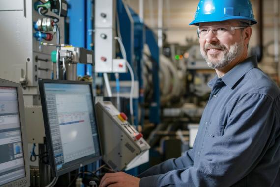 Industrietechniker Maschinenbau IHK Angestellter im Arbeitsumfeld