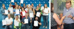 Spezialisten für Lohn- und Gehaltsabrechnung feierlich verbschiedet