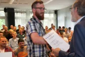 Abschied von Hameln: Die Industriemeister Elektrotechnik IHK und Mechatronik IHK feiern mit den Logistikmeistern IHK.