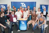 Abschied von Hameln: Die Industriemeister Elektrotechnik IHK und Mechatronik IHK feiern mit den Logistikmeistern IHK.