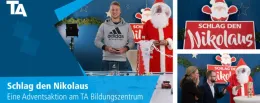 Im Video: die Adventsaktion am TA Bildungszentrum