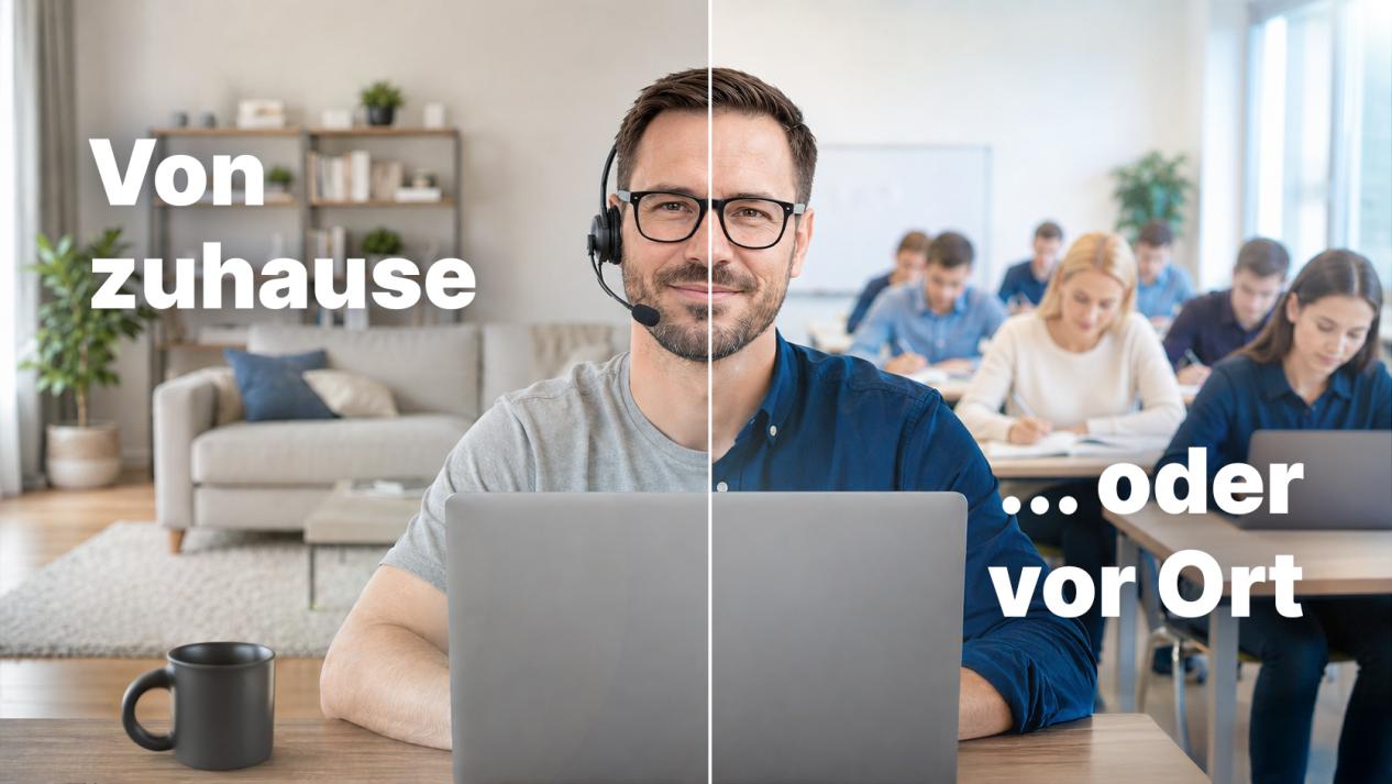 Videovorschau zu Online- und Präsenzunterricht