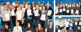 Strahlende Gesichter zum Abschluss der Weiterbildung