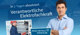 Neuer Lehrgang: Verantwortliche Elektrofachkraft