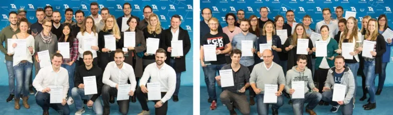 Erfolgreicher Lehrgangsabschluss: Betriebswirte und Wirtschaftsfachwirte