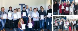Verabschiedung: Eventmanager, Lohnbuchhalter und Marketingassistenten