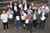 Feierliche Entlassung der Immobilienmakler IHK, Projektleiter IHK und Fachkräften für Buchführung IHK am TA Bildungszentrum.