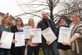 Feierliche Entlassung der Immobilienmakler IHK, Projektleiter IHK und Fachkräften für Buchführung IHK am TA Bildungszentrum.