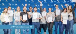 TA Absolventen im August 2026 – Viele Gründe zum Gratulieren
