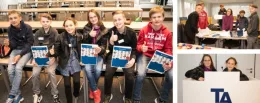 Schüler erkunden das TA Bildungszentrum