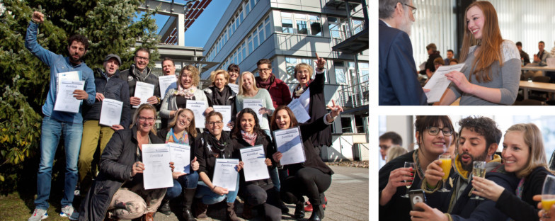 ...auch die Eventmanager IHK jubeln über ihre Ergebnisse.