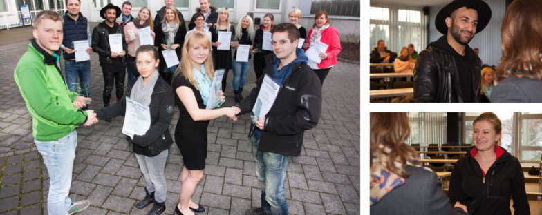 Glückwunsch zum absolvierten Lehrgang: Im Handel winkt unseren Absolventen eine spannende Karriere.
